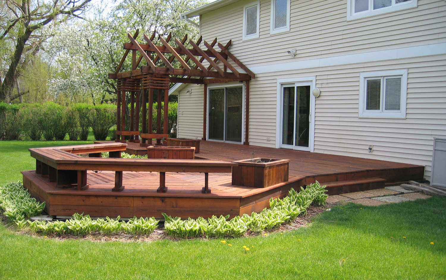 Cleaned and Stained Deck Minneapolis